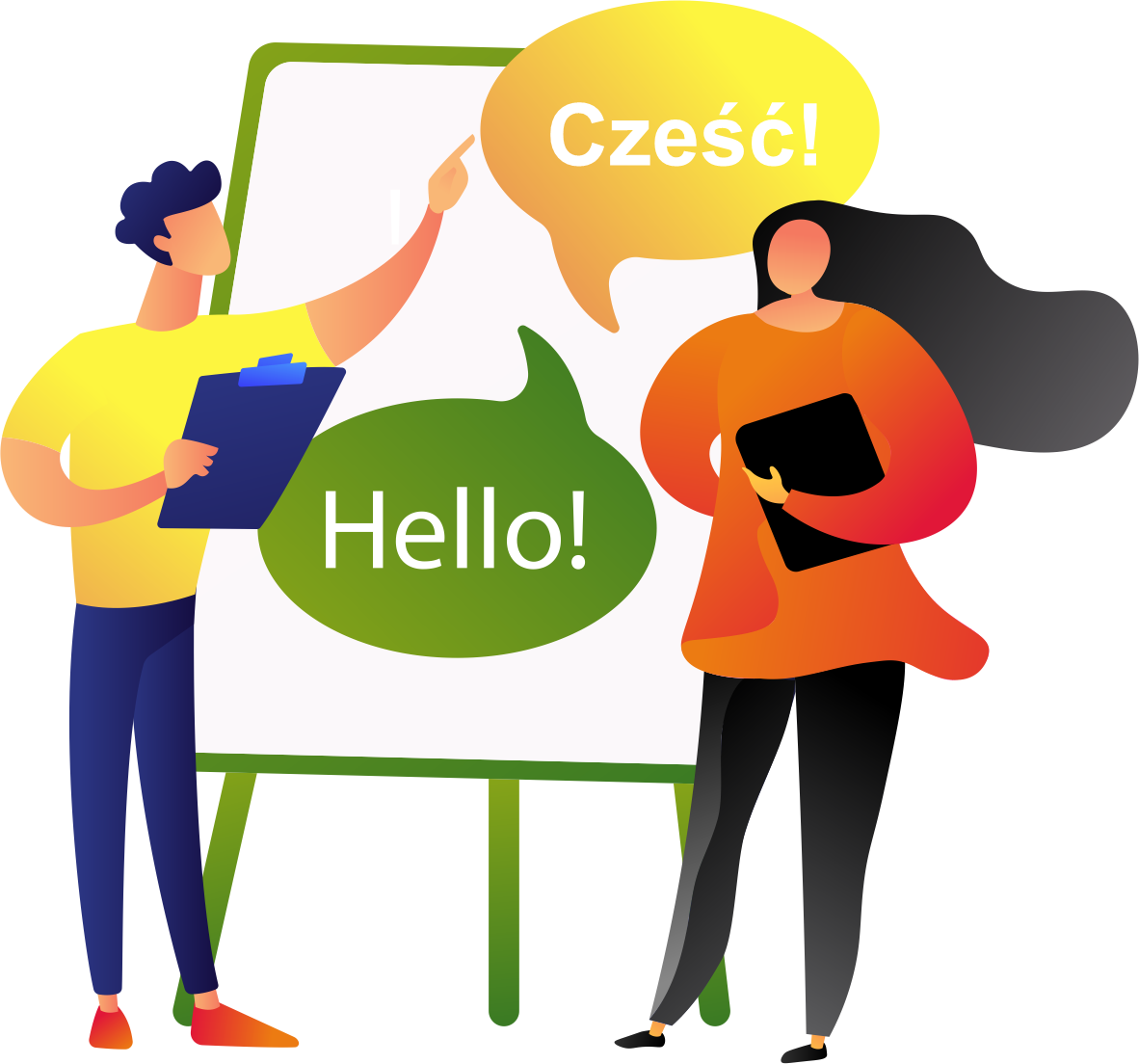 Polish and Engish language courses